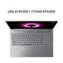 LENOVO LOQ 15 RYZEN 7 7735HS RTX4050 6GB/ 16GB 512GB W11+OHS+M365B 15.6FHD 144HZ 100SRGB BLIT 2Y PREM+2ADP LUNA GRY -1BID - Image 2