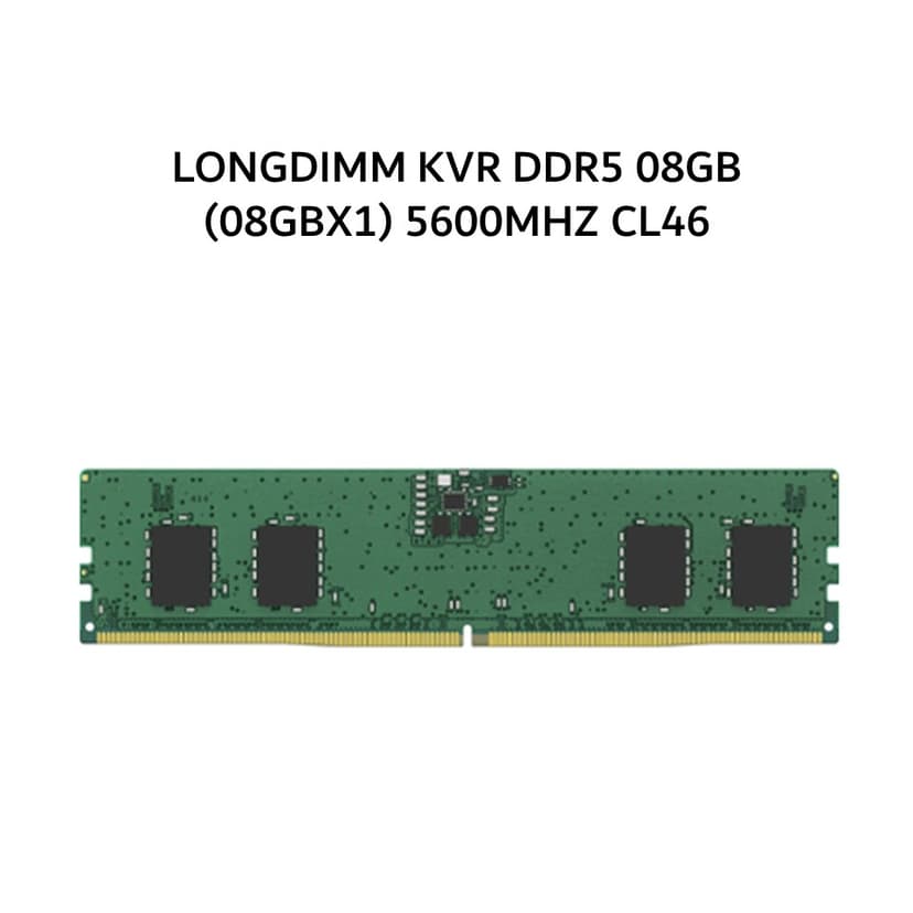 KINGSTON LONGDIMM KVR DDR5 08GB (08GBX1) 5600MHZ CL46
