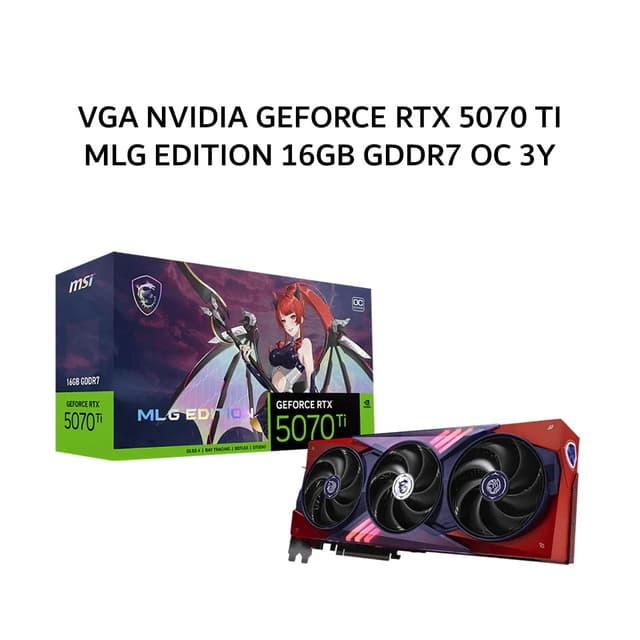 MSI VGA NVIDIA GEFORCE RTX 5070 TI MLG EDITION 16GB GDDR7 OC 3Y