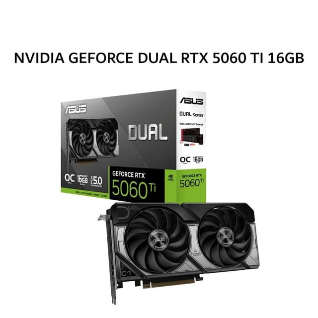 ASUS VGA NVIDIA GEFORCE DUAL RTX 5060 TI 16GB GDDR7 OC 3Y