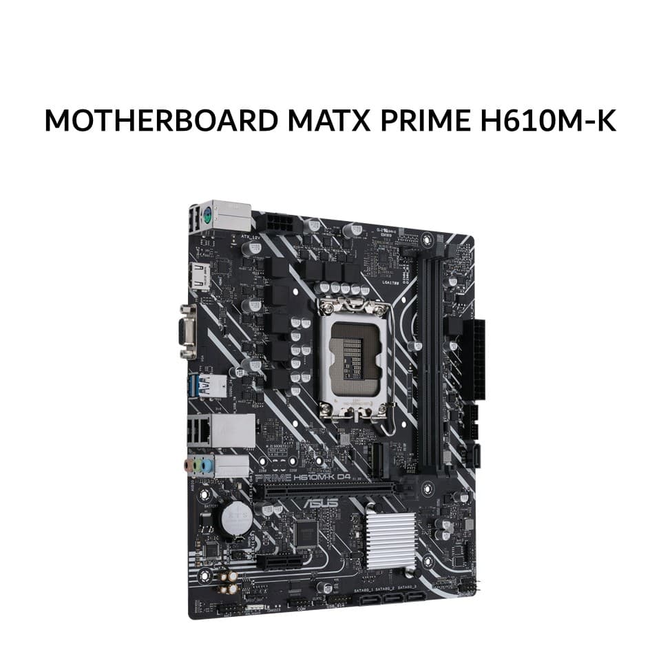 ASUS MOTHERBOARD MATX PRIME H610M-K D4 CSM DDR4 LGA1700 /INTEL 3Y