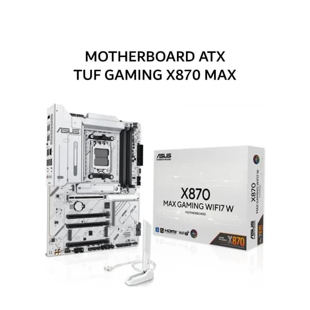 ASUS MOTHERBOARD ATX GAMING X870 MAX WIFI 7 W DDR5 AM5 /AMD 3Y