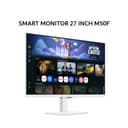 SAMSUNG SMART MONITOR 27 INCH M50F FHD IPS 1080P 5MS 60HZ HDR10 SMART TV APPS SPEAKER TIZEN OS WIFI BLACK 1Y PART + 3Y SERVICE - Image 2