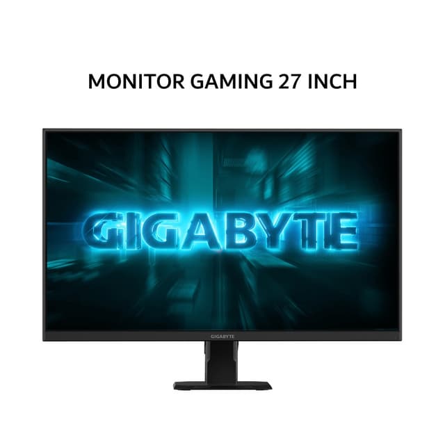 GIGABYTE GAMING MONITOR 27 INCH SS IPS QHD 2K 1440P 1MS 180HZ GS27QA HDR TILT 3Y