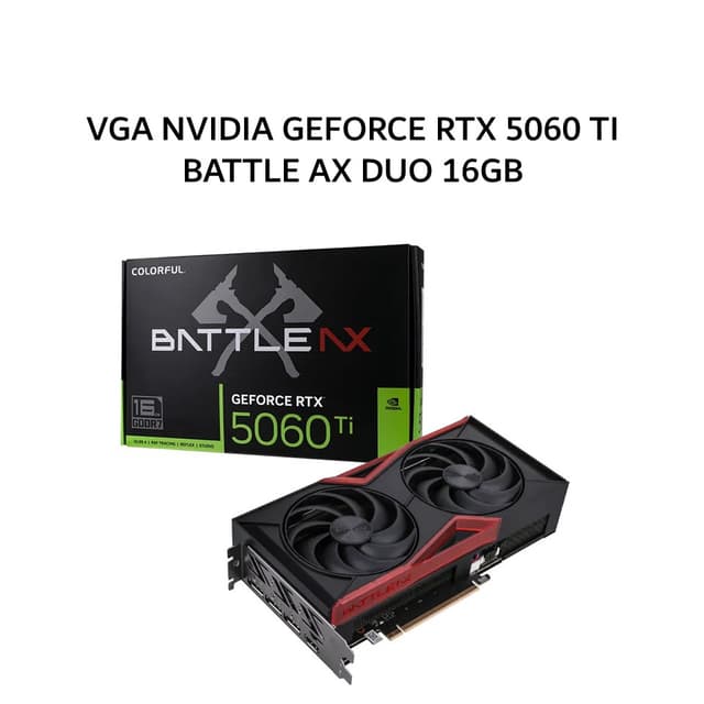 COLORFUL VGA NVIDIA GEFORCE RTX 5060 TI BATTLE AX DUO 16GB 3Y