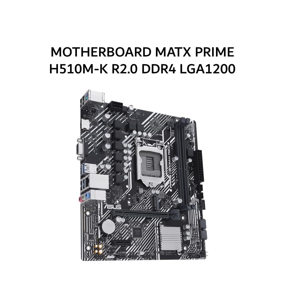 ASUS MOTHERBOARD MATX PRIME H510M-K R2.0 DDR4 LGA1200 /INTEL 3Y