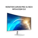 MSI MONITOR CURVED PRO 34 INCH MP341CQW E12 VA UWQHD 1440P 1MS 120HZ SPEAKER WHITE 3Y - Image 1