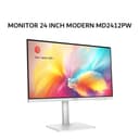MSI MONITOR 24 INCH MODERN MD2412PW IPS FHD 1080P 1MS 100HZ ERGONOMIC SPEAKER WHITE 3Y - Image 2