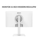 MSI MONITOR 24 INCH MODERN MD2412PW IPS FHD 1080P 1MS 100HZ ERGONOMIC SPEAKER WHITE 3Y - Image 1