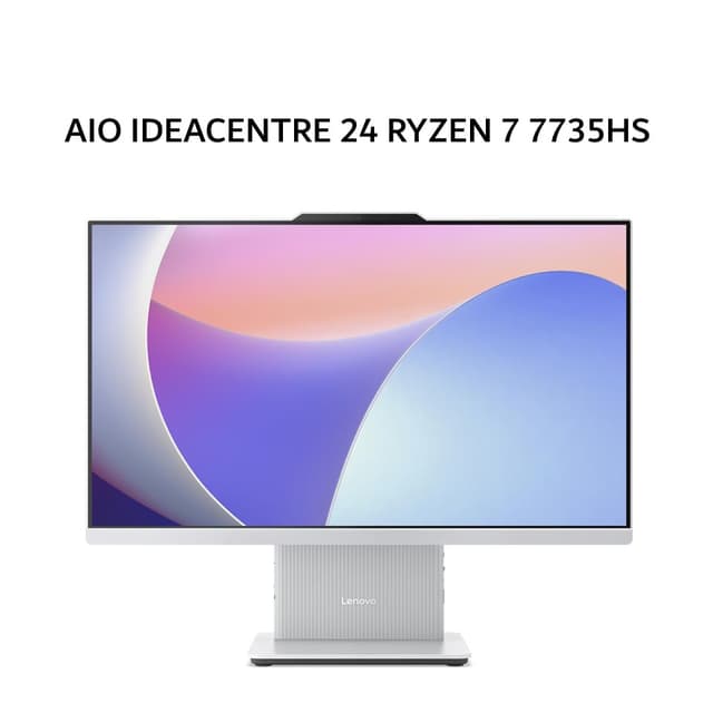LENOVO AIO IDEACENTRE 24 RYZEN 7 7735HS 8GB 512GB W11+OHS+M365B 23.8FHD IPS CLOUD GRY -8BID