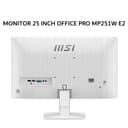 MSI MONITOR 25 INCH OFFICE PRO MP251W E2 IPS FHD 1080P 1MS 120HZ SPEAKER WHITE 3Y - Image 2
