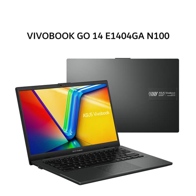 ASUS VIVOBOOK GO 14 E1404GA N100 8GB 256GB W11+OHS+M365B 14.0FHD IPS VIPS 2Y BLK -VIPS1821M