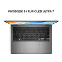ASUS VIVOBOOK 14 FLIP OLED TP3407SA ULTRA 7 256V 16GB 512GB W11+OHS+M365B 14.0 2K TOUCH PEN 2IN1 GRY 3Y -OLED7151M - Image 1