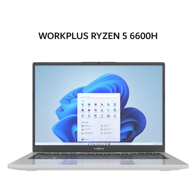 ADVAN WORKPLUS RYZEN 5 6600H 16GB 512GB W11 14.0FHD IPS SLV