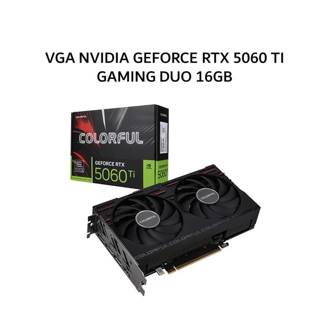 COLORFUL VGA NVIDIA GEFORCE RTX 5060 TI GAMING DUO 16GB V 3Y