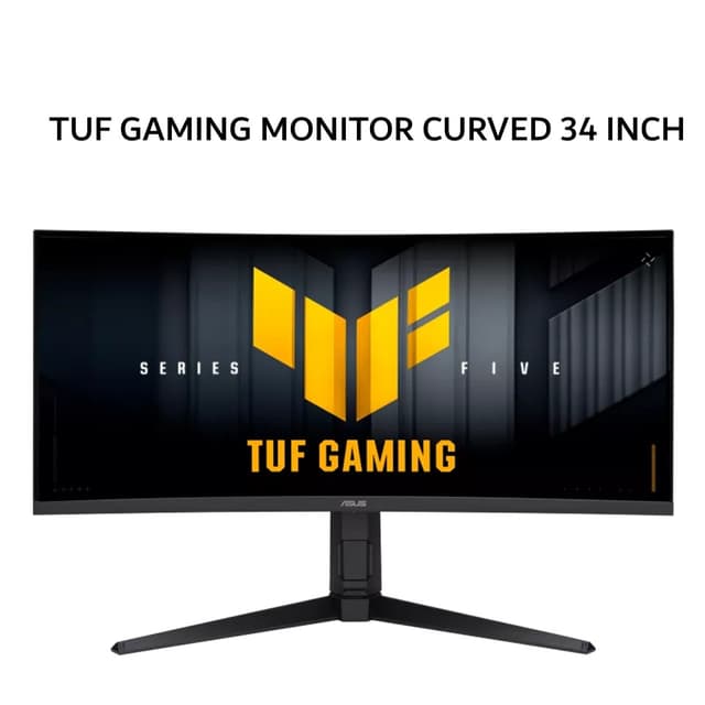 ASUS GAMING MONITOR 34 INCH TUF GAMING VG34WQML5A CURVED FAST VA WQHD 1440P 0.5MS UP250HZ HDR400 ERGONOMIC 3Y