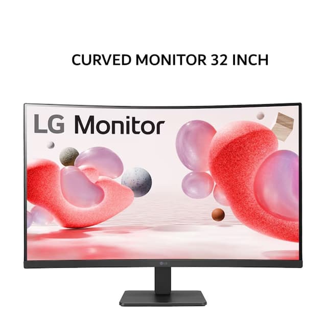 LG CURVED MONITOR 32 INCH 32MR50C-B VA FHD 1080P 5MS 100HZ BLACK 3Y