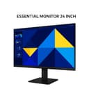 SAMSUNG MONITOR 24 INCH ESSENTIAL S3 S30GD IPS FHD 1080P 5MS 100HZ 1Y PART + 3Y SERVICE - Image 1