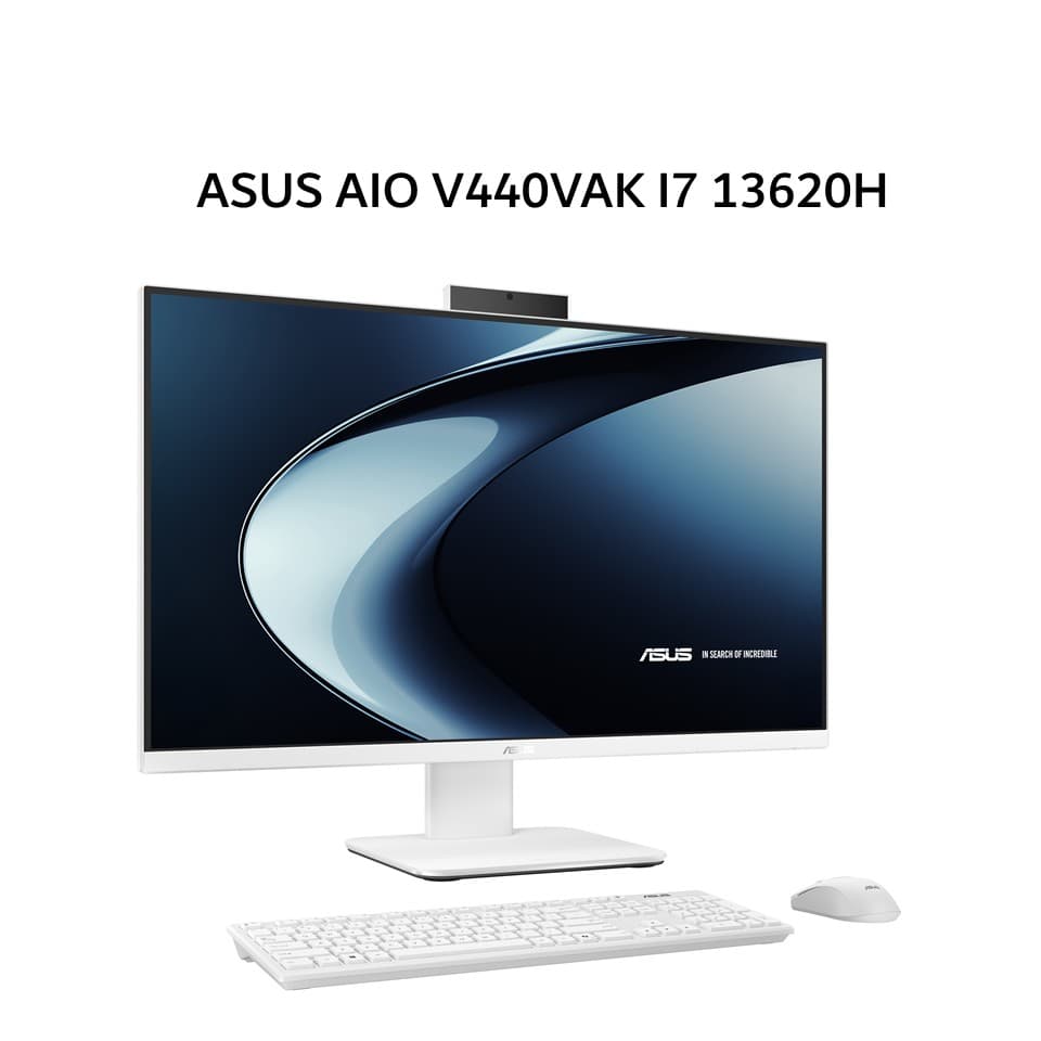 ASUS AIO V440VAK I7 13620H 16GB 1TB W11+OHS 23.8FHD 2Y WHT -I7U7W5W-HM