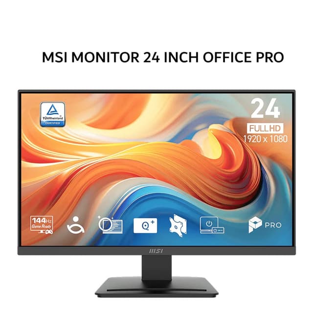 MSI MONITOR 24 INCH OFFICE PRO MP241 E14V VA FHD 1080P 4MS 144HZ 3Y