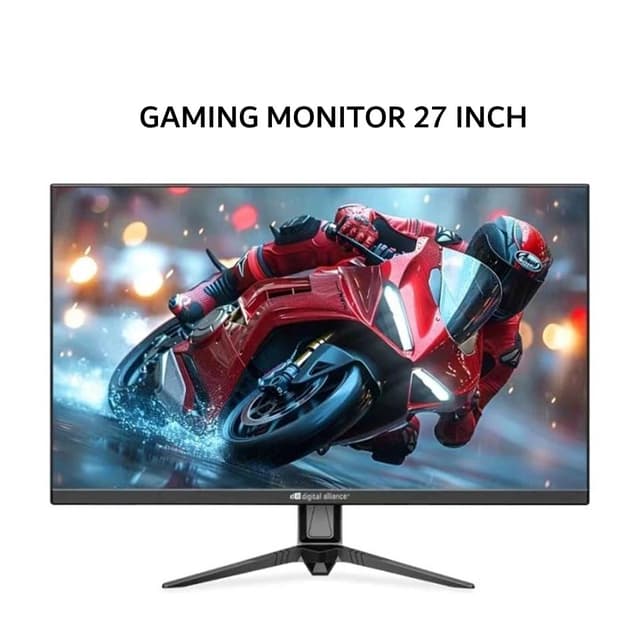 DIGITAL ALLIANCE GAMING MONITOR 27 INCH IPS QHD 2K 1440P 5MS 200HZ VGA HDMI DP BLACK DA27-BGS2886A 2Y