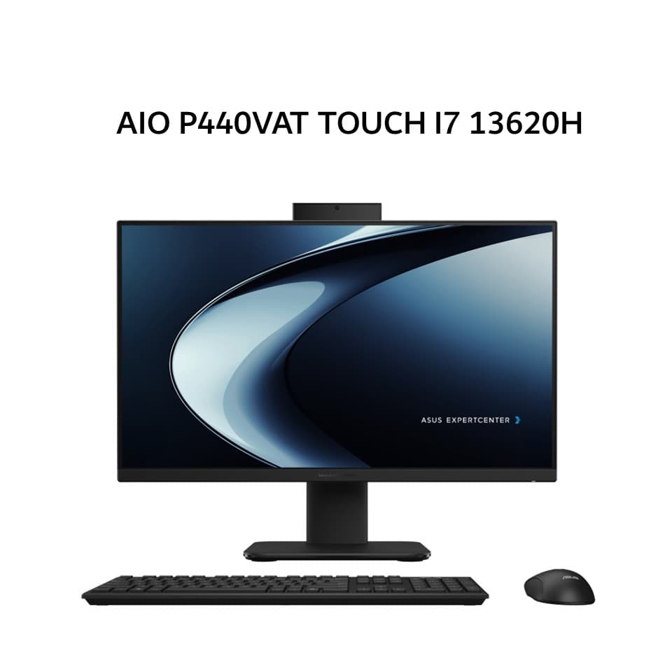 ASUS AIO P440VAT TOUCH I7 13620H 8GB 512GB W11+OHS 23.8FHD 2Y BLK -B7850WS