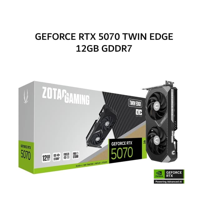 ZOTAC VGA GEFORCE RTX 5070 TWIN EDGE OC 12GB GDDR7 3Y