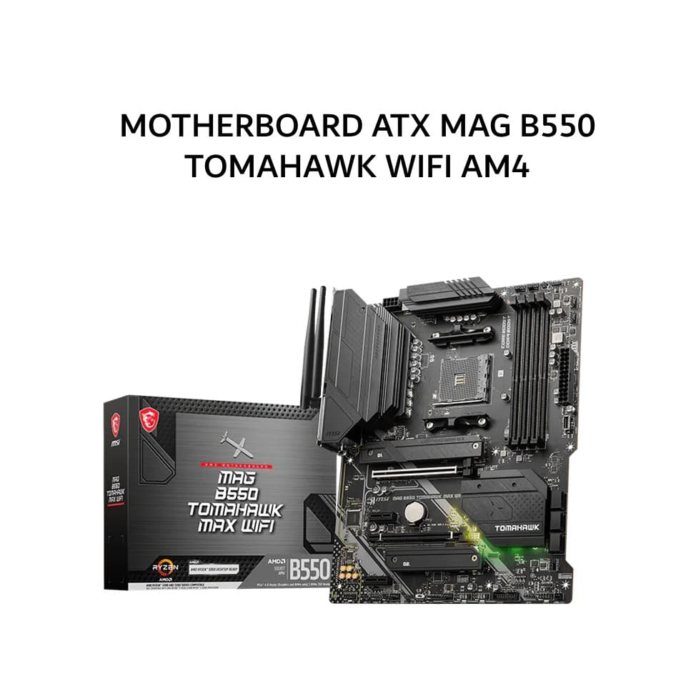MSI MOTHERBOARD ATX MAG B550 TOMAHAWK WIFI AM4 /AMD