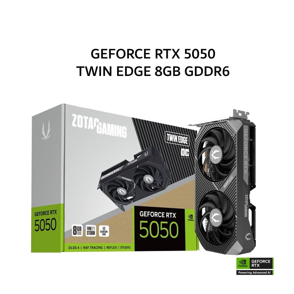 ZOTAC VGA GEFORCE RTX 5050 TWIN EDGE OC 8GB GDDR6 3Y