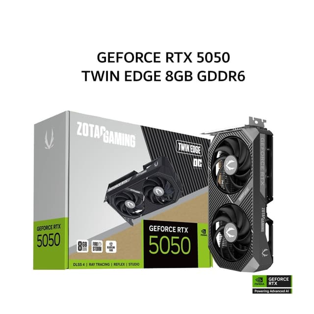 ZOTAC VGA GEFORCE RTX 5050 TWIN EDGE OC 8GB GDDR6 3Y