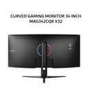 MSI CURVED GAMING MONITOR 34 INCH MAG342CQRF X32 VA UWQHD 2K 1440P 0.5MS 200HZ HDR600 ERGONOMIC 3Y - Image 1
