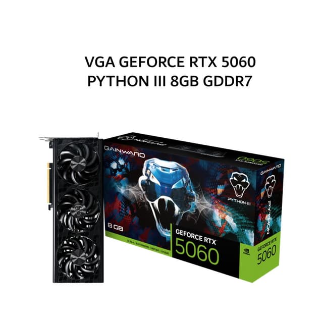 GAINWARD VGA GEFORCE RTX 5060 PYTHON III 8GB GDDR7 3Y