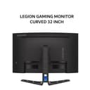 LENOVO LEGION GAMING MONITOR CURVED 32 INCH R32QC-30 VA 1500R QHD 2K 1440P 0.5MS 180HZ SWIVEL HEIGHT SPEAKER 3Y - Image 1