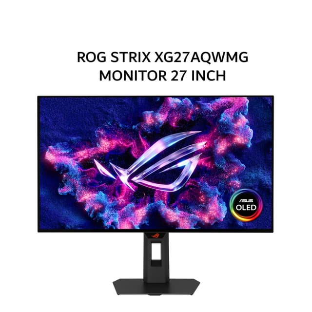 ASUS GAMING MONITOR 27 INCH ROG STRIX XG27AQWMG OLED QHD 2K 1440P 0.03MS 280HZ HDR500 ERGONOMIC 3Y