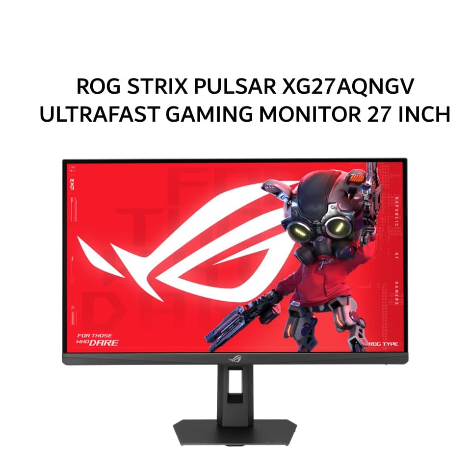 ASUS GAMING MONITOR 27 INCH ROG STRIX PULSAR XG27AQNGV ULTRAFAST IPS QHD 2K 1440P 1MS 360HZ HDR10 ERGONOMIC 3Y