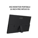 MSI MONITOR PORTABLE 16 INCH PRO MP165 E6 IPS FHD 1080P 4MS 60HZ SPEAKER 3Y - Image 1