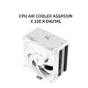 THERMALRIGHT CPU AIR COOLER ASSASSIN X 120 R DIGITAL (1X 120MM WHITE FAN + 4X HEATPIPES + DIGITAL DISPLAY) WHITE 1Y - Variant 1