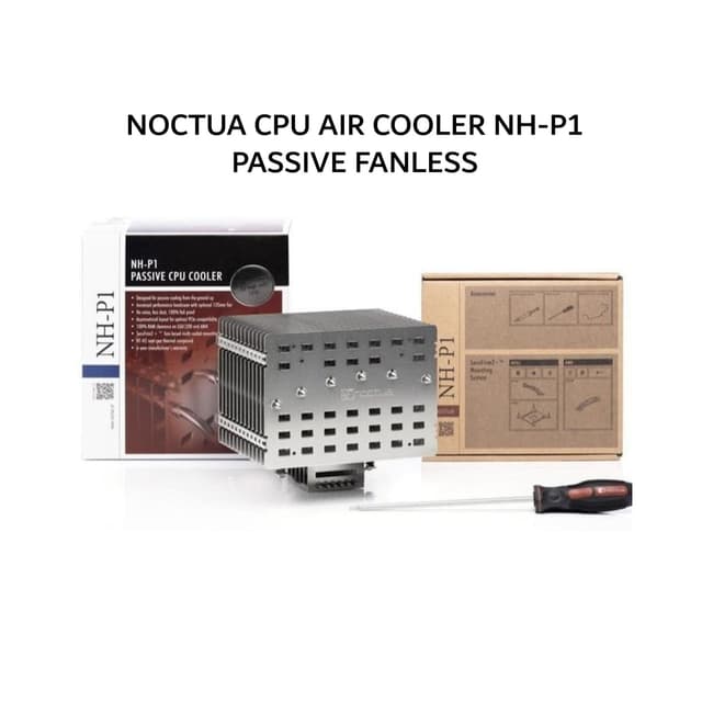 NOCTUA CPU AIR COOLER NH-P1 PASSIVE FANLESS