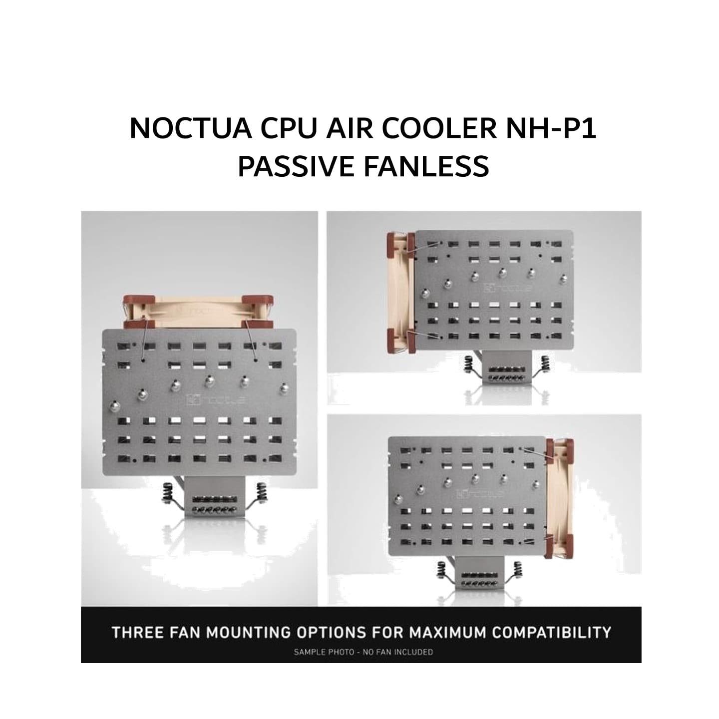 NOCTUA CPU AIR COOLER NH-P1 PASSIVE FANLESS