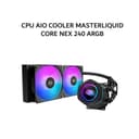 COOLER MASTER CPU AIO COOLER MASTERLIQUID CORE NEX 240 ARGB (240MM RADIATOR + 2X 120MM ARGB FANS) BLACK 5Y - Variant 1