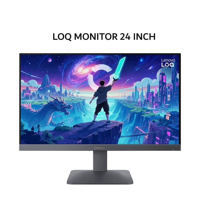 LENOVO MONITOR 24 INCH LOQ 24-10 IPS FHD 1080P 1MS 200HZ HDR10 HDMI+DP 3Y