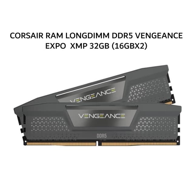 CORSAIR RAM LONGDIMM DDR5 VENGEANCE EXPO  XMP 32GB (16GBX2) 6000MHZ CL30 GREY - CMK32GX5M2B6000Z30