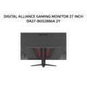 DIGITAL ALLIANCE GAMING MONITOR 27 INCH IPS QHD 2K 1440P 5MS 200HZ VGA HDMI SPEAKER BLACK DA27-BGS2886A 2Y - Image 1