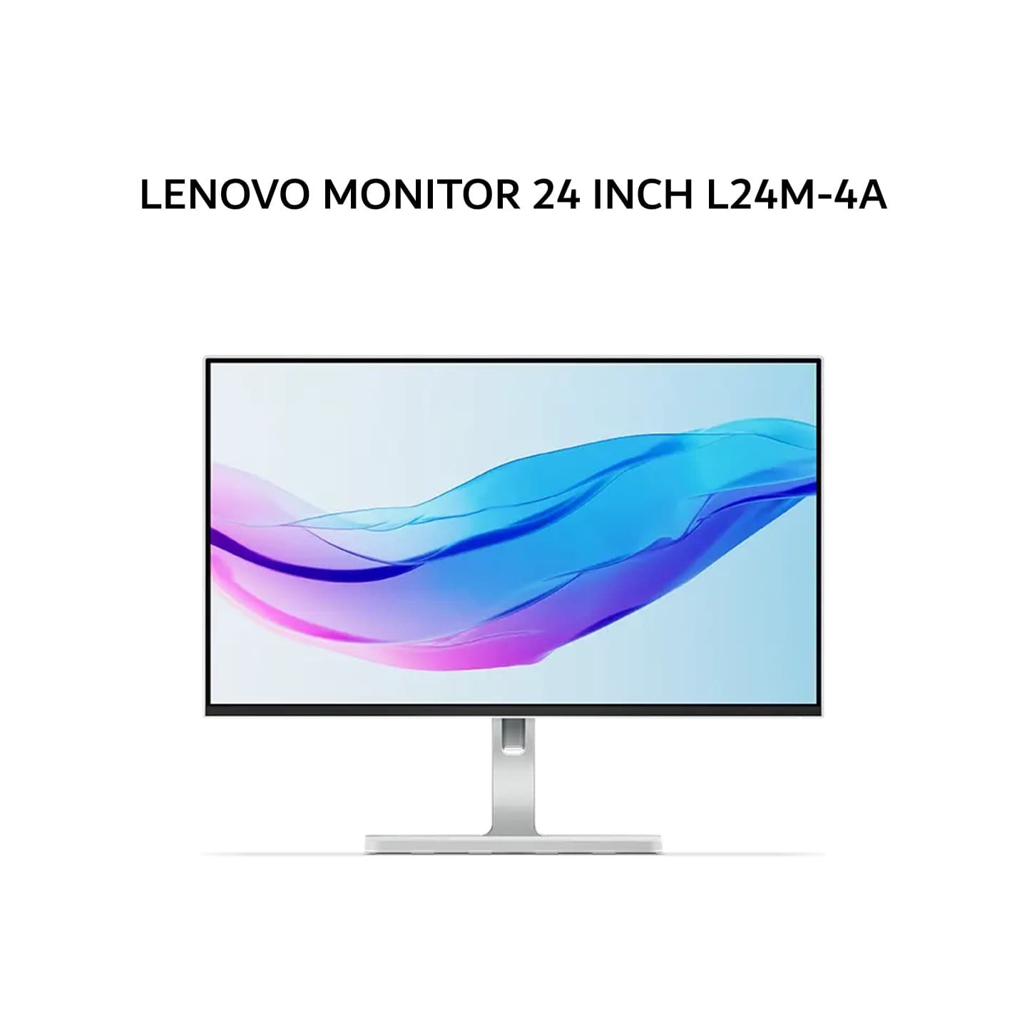 LENOVO MONITOR 24 INCH L24M-4A IPS FHD 1080P 1MS 100HZ ERGONOMIC SPEAKER USB-C CLOUD GREY 3Y