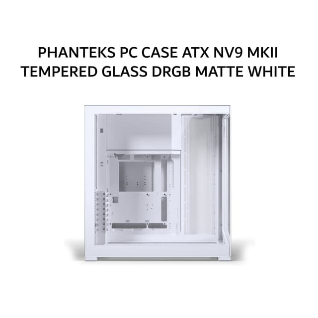 PHANTEKS PC CASE ATX NV9 MKII TEMPERED GLASS DRGB MATTE WHITE 2Y