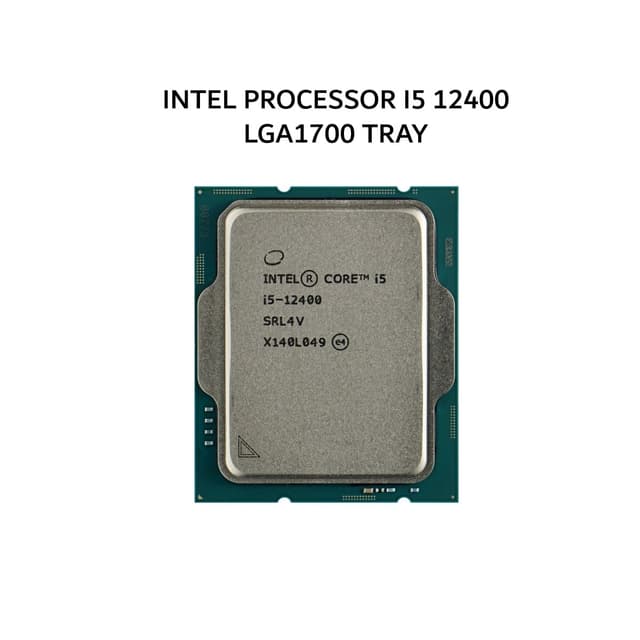 INTEL PROCESSOR I5 12400 LGA1700 1Y TRAY