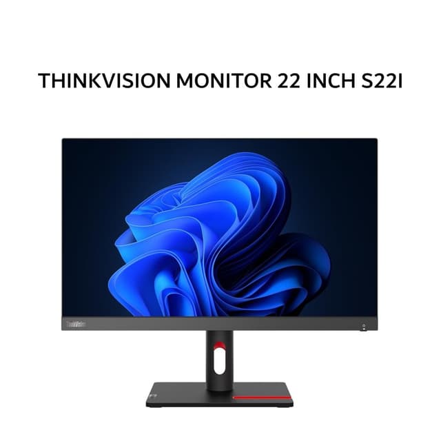 LENOVO THINKVISION MONITOR 22 INCH S22I IPS FHD 1080P 75HZ (BUNDLE PC DESKTOP)