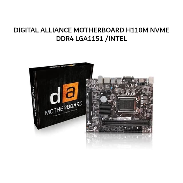 DIGITAL ALLIANCE MOTHERBOARD H110M NVME DDR4 LGA1151 /INTEL 2Y