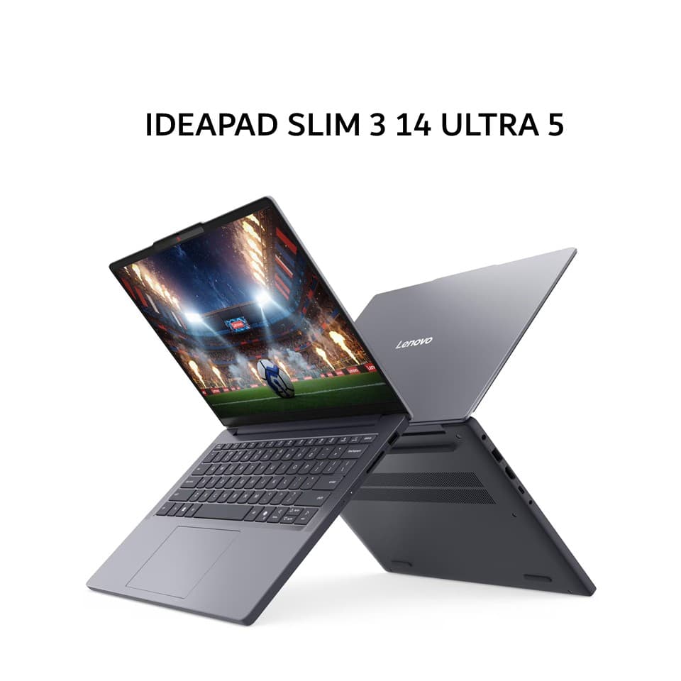 LENOVO IDEAPAD SLIM 3 14 ULTRA 5 322 16GB 512GB W11+OHS+M365B 14.0WUXGA BLIT 2Y PREM+ADP (BOX BP) GRY -3BID