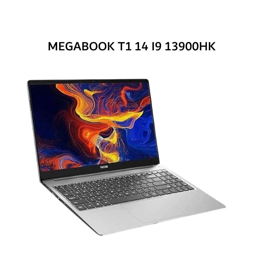TECNO MEGABOOK T1 14 I9 13900HK 16GB 512GB W11 14.0WUXGA 100SRGB 75WH 2Y SLV